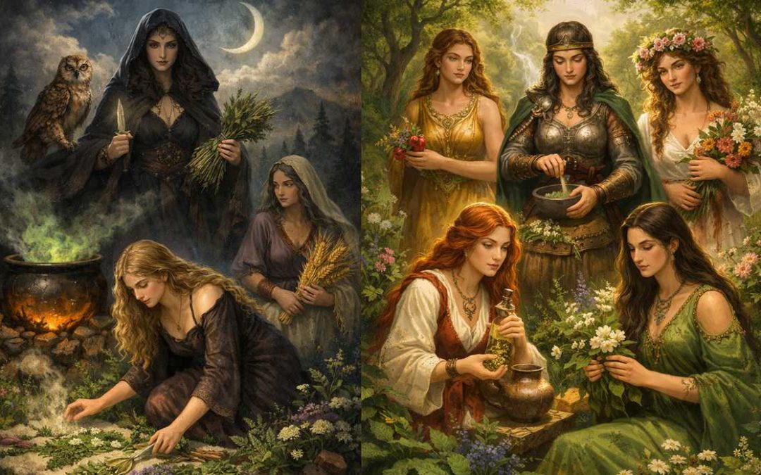 Green Goddesses: Mythic Keepers of Herbs and Healing